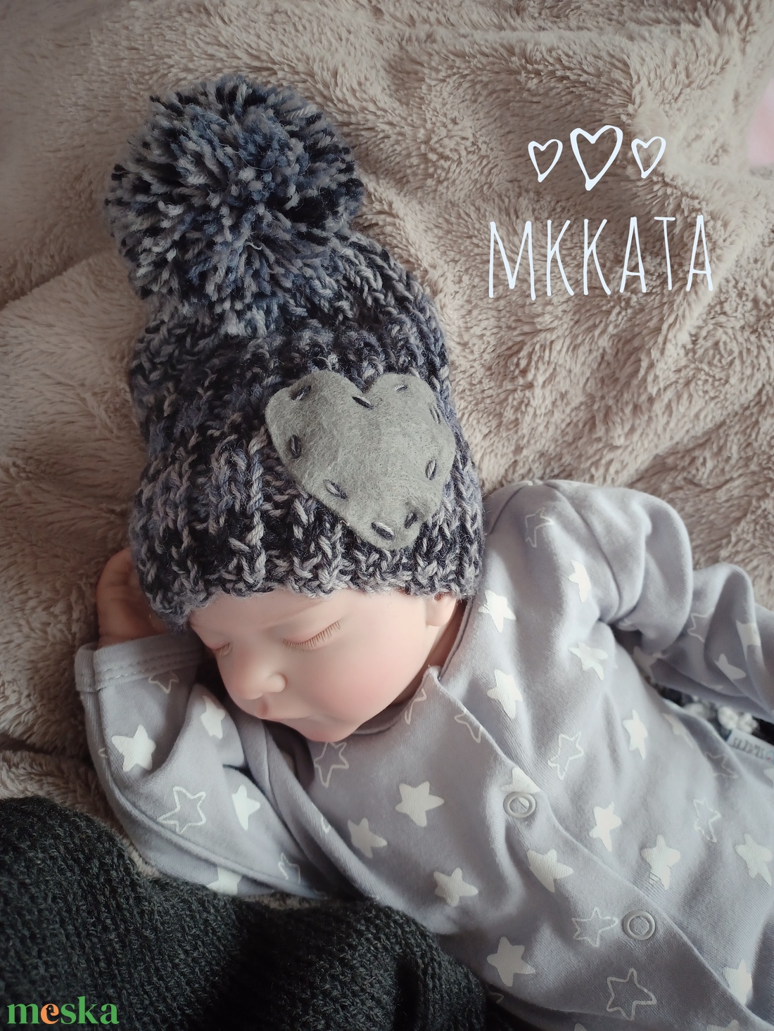 Kötött baba sapka újszülött fotózásra - ruha & divat - babaruha & gyerekruha - babasapka - Meska.hu Kötött baba sapka újszülött fotózásra - ruha & divat - babaruha & gyerekruha - babasapka - Meska.hu