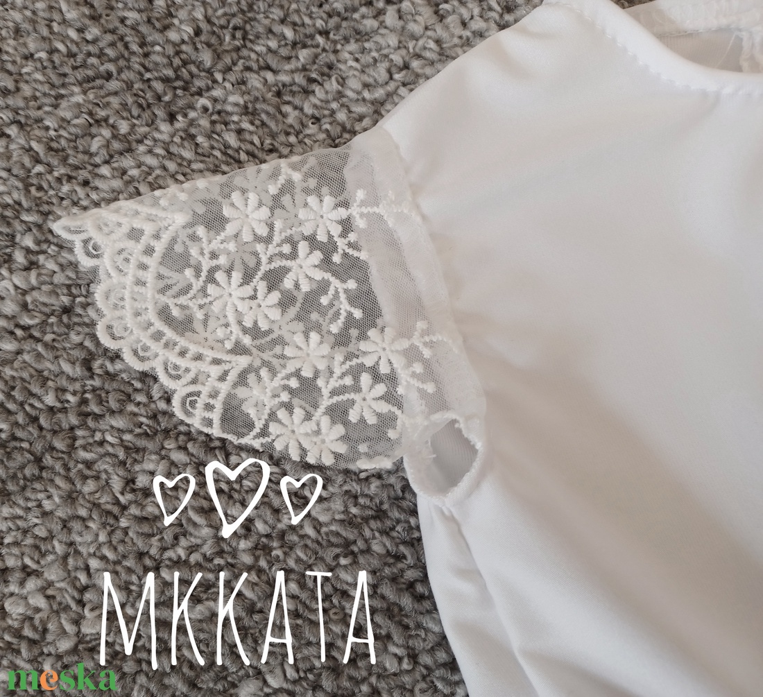 Keresztelő ruha  68-as méret  - ruha & divat - gyerekruha - Meska.hu