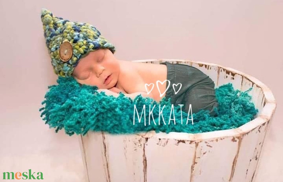 Horgolt baba sapka újszülött fotózásra - ruha & divat - babaruha & gyerekruha - babasapka - Meska.hu Horgolt baba sapka újszülött fotózásra - ruha & divat - babaruha & gyerekruha - babasapka - Meska.hu