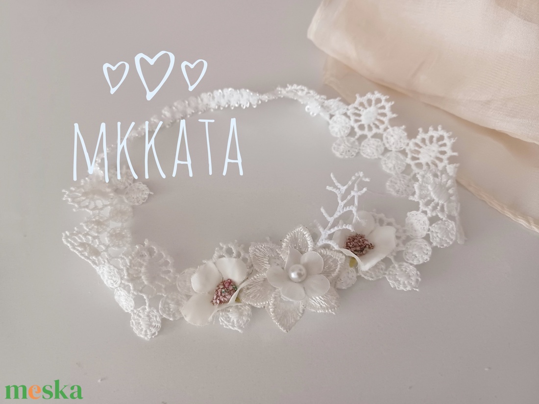 Újszülött / baba fejpánt több méretben  - ruha & divat - babaruha & gyerekruha - Meska.hu