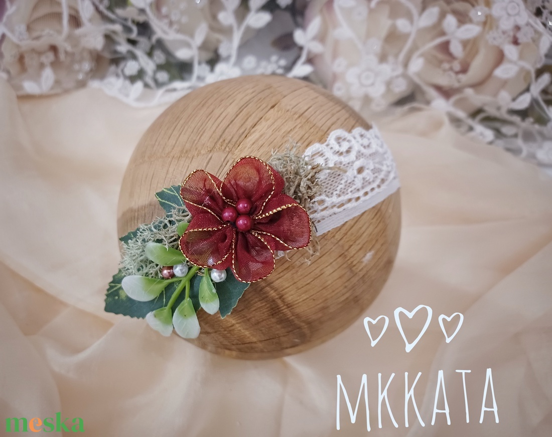 Újszülött / baba fejpánt - ruha & divat - babaruha & gyerekruha - babafotózási ruha és kellék - Meska.hu