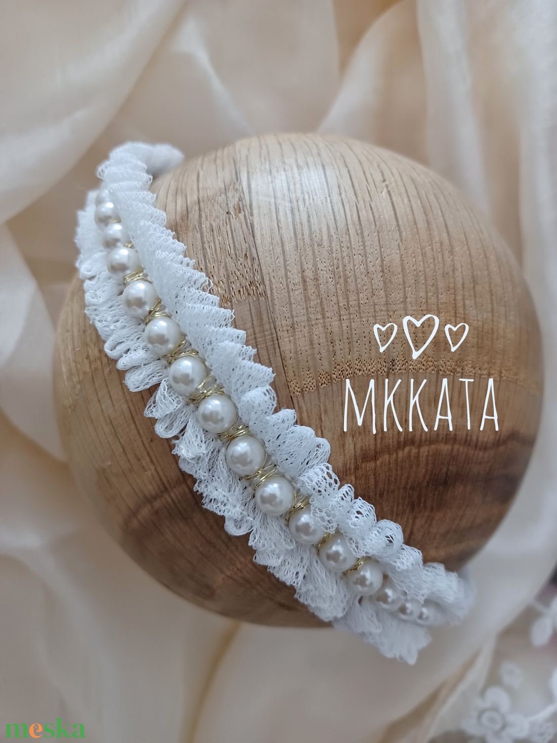 Újszülött / baba fejpánt több méretben  - ruha & divat - babaruha & gyerekruha - babafotózási ruha és kellék - Meska.hu