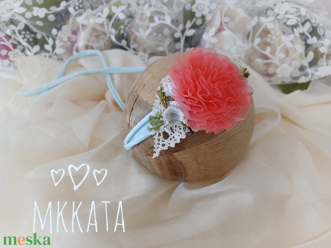 Újszülött / baba fejpánt   - ruha & divat - babaruha & gyerekruha - babafotózási ruha és kellék - Meska.hu