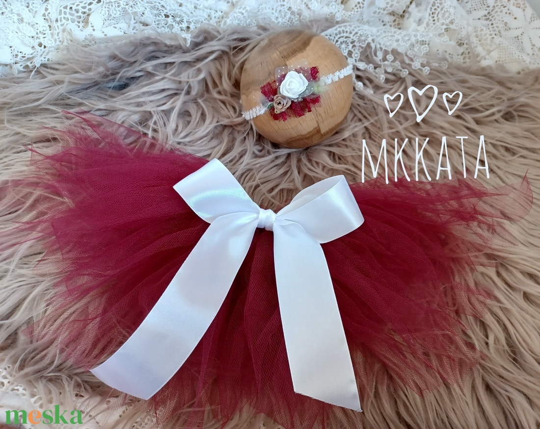 Tüll szoknya és fejpánt szett újszülött fotózáshoz - ruha & divat - babaruha & gyerekruha - keresztelő ruha - Meska.hu Tüll szoknya és fejpánt szett újszülött fotózáshoz - ruha & divat - babaruha & gyerekruha - keresztelő ruha - Meska.hu