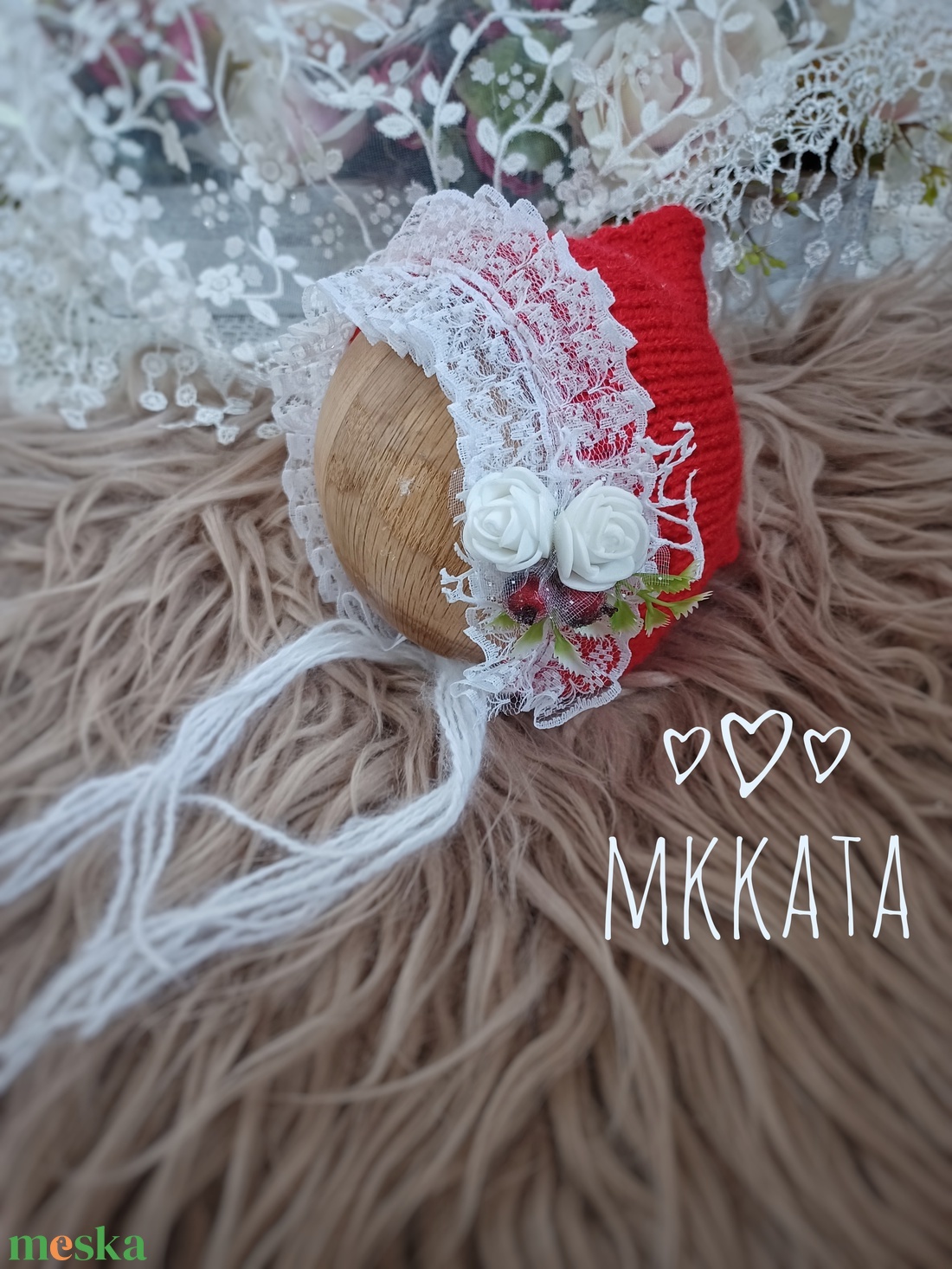 Kötött baba sapka újszülött fotózásra - ruha & divat - babaruha & gyerekruha - babasapka - Meska.hu Kötött baba sapka újszülött fotózásra - ruha & divat - babaruha & gyerekruha - babasapka - Meska.hu