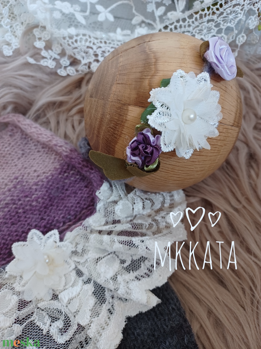 A Kisbaba első  fényképei: Kézzel kötött szett Újszülött fotózásra - ruha & divat - babaruha & gyerekruha - babafotózási ruha és kellék - Meska.hu
