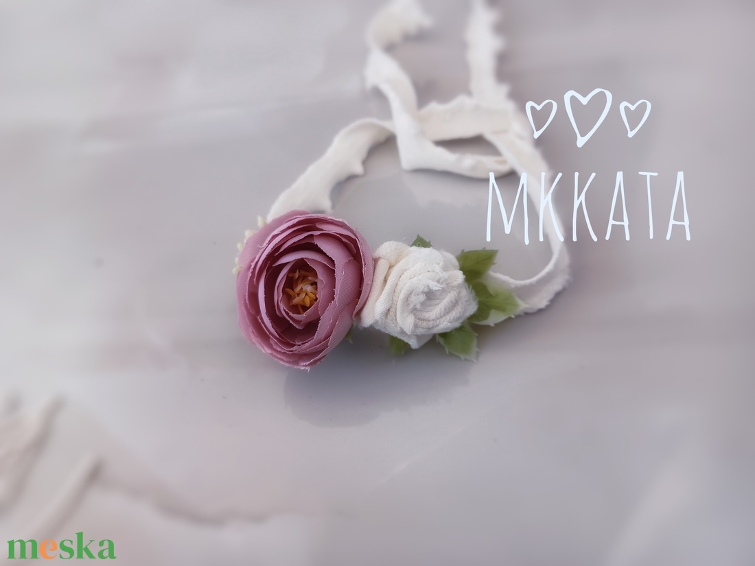 Újszülött / baba fejpánt több méretben  - ruha & divat - babaruha & gyerekruha - babafotózási ruha és kellék - Meska.hu