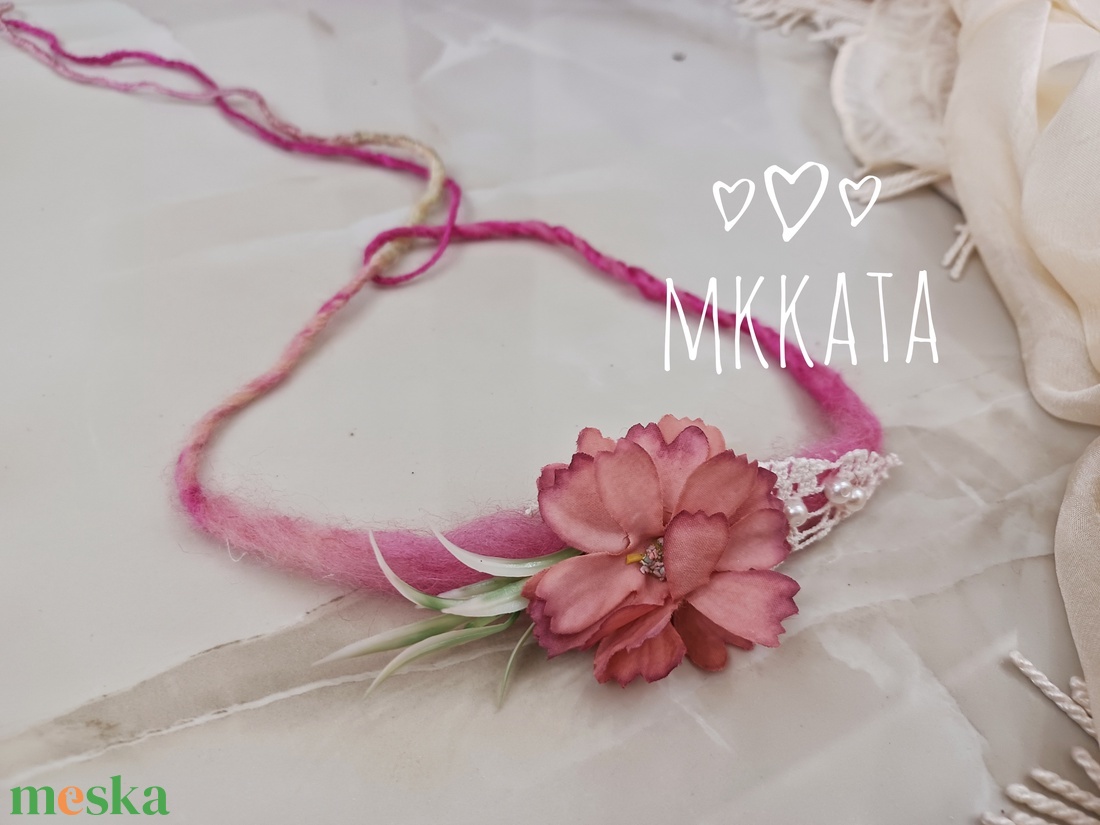 Újszülött / baba fejpánt több méretben  - ruha & divat - babaruha & gyerekruha - babafotózási ruha és kellék - Meska.hu