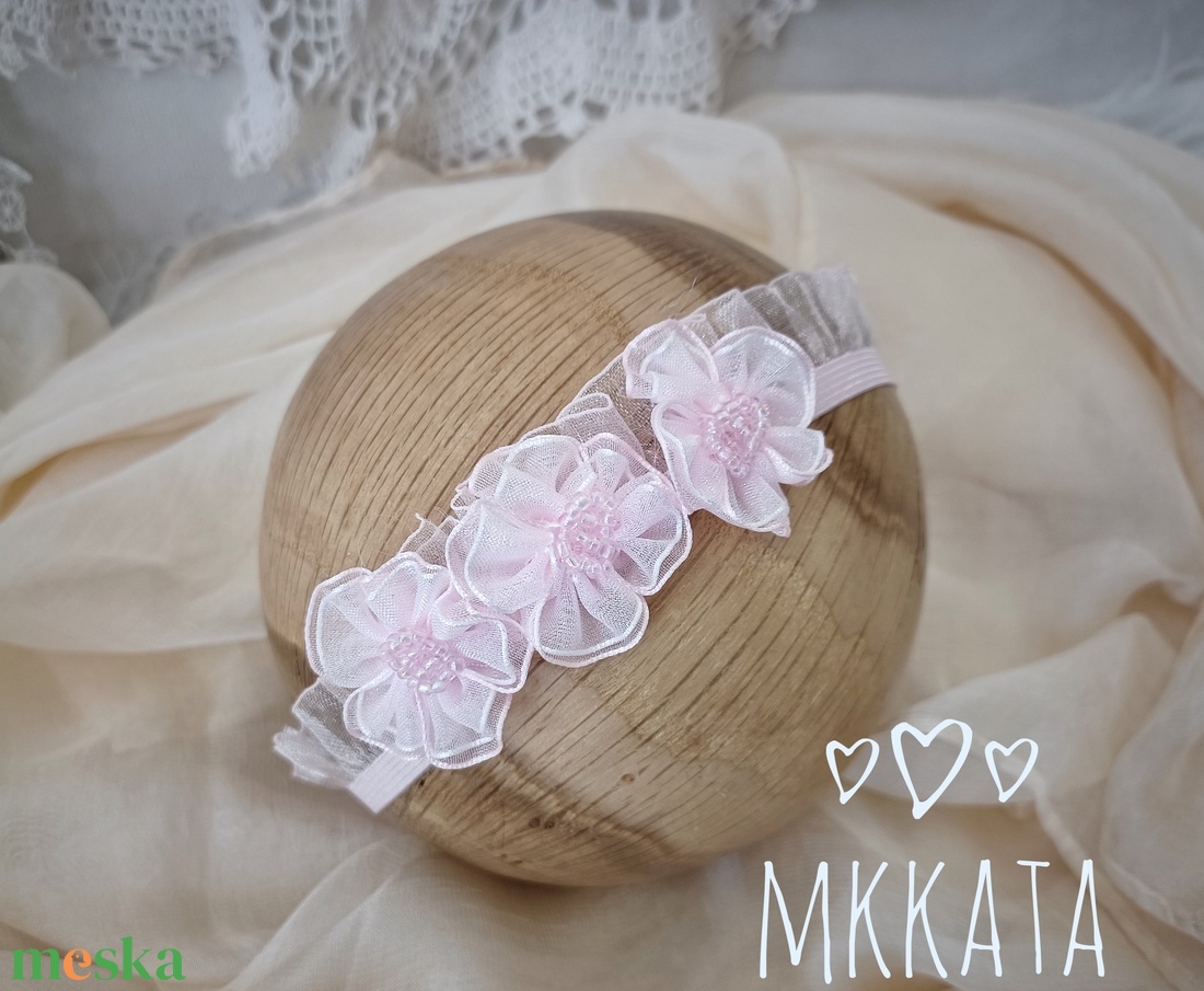 Újszülött / baba fejpánt   - ruha & divat - babaruha & gyerekruha - babafotózási ruha és kellék - Meska.hu