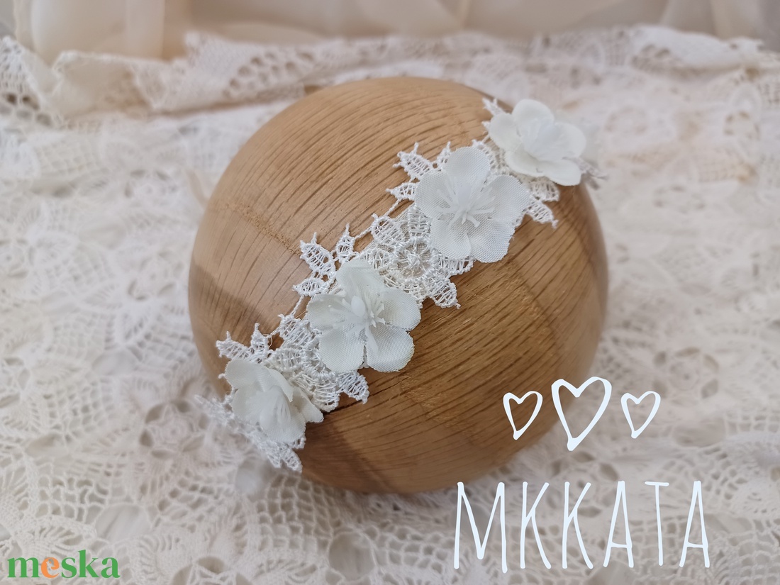 Újszülött / baba fejpánt   - ruha & divat - babaruha & gyerekruha - babafotózási ruha és kellék - Meska.hu