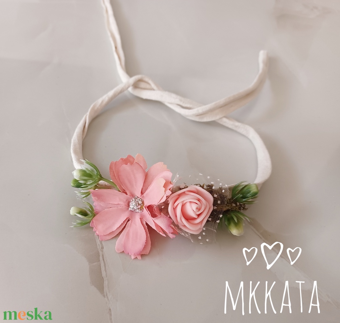 Újszülött / baba fejpánt  - ruha & divat - babaruha & gyerekruha - Meska.hu