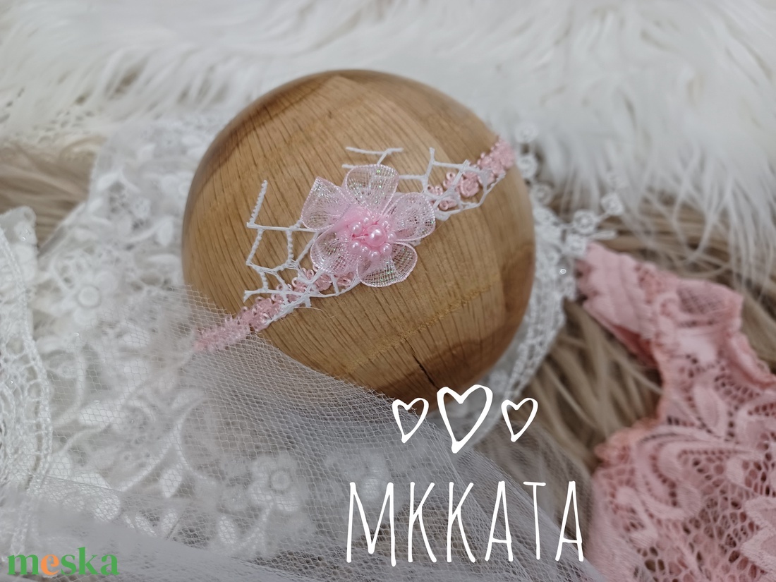 Újszülött / baba fejpánt   - ruha & divat - babaruha & gyerekruha - babafotózási ruha és kellék - Meska.hu