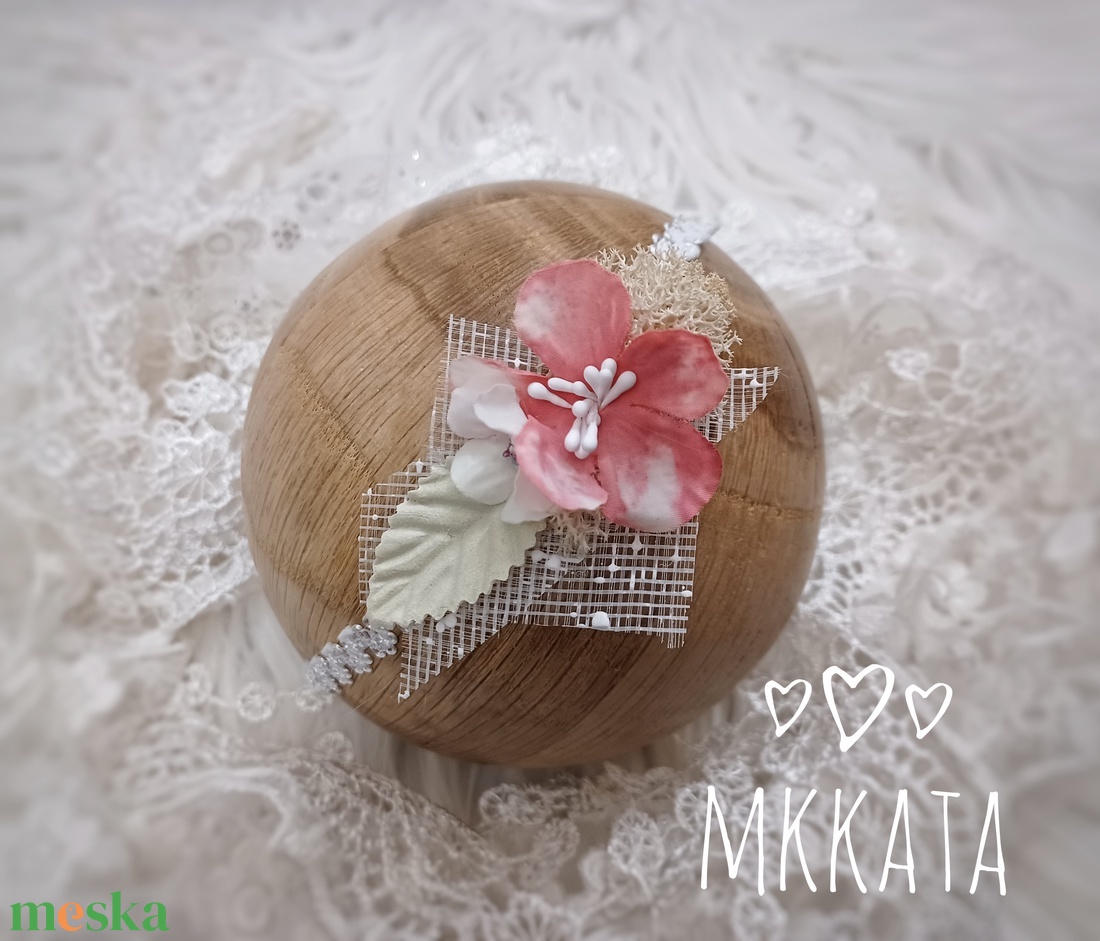 Újszülött / baba fejpánt több méretben  - ruha & divat - babaruha & gyerekruha - babafotózási ruha és kellék - Meska.hu