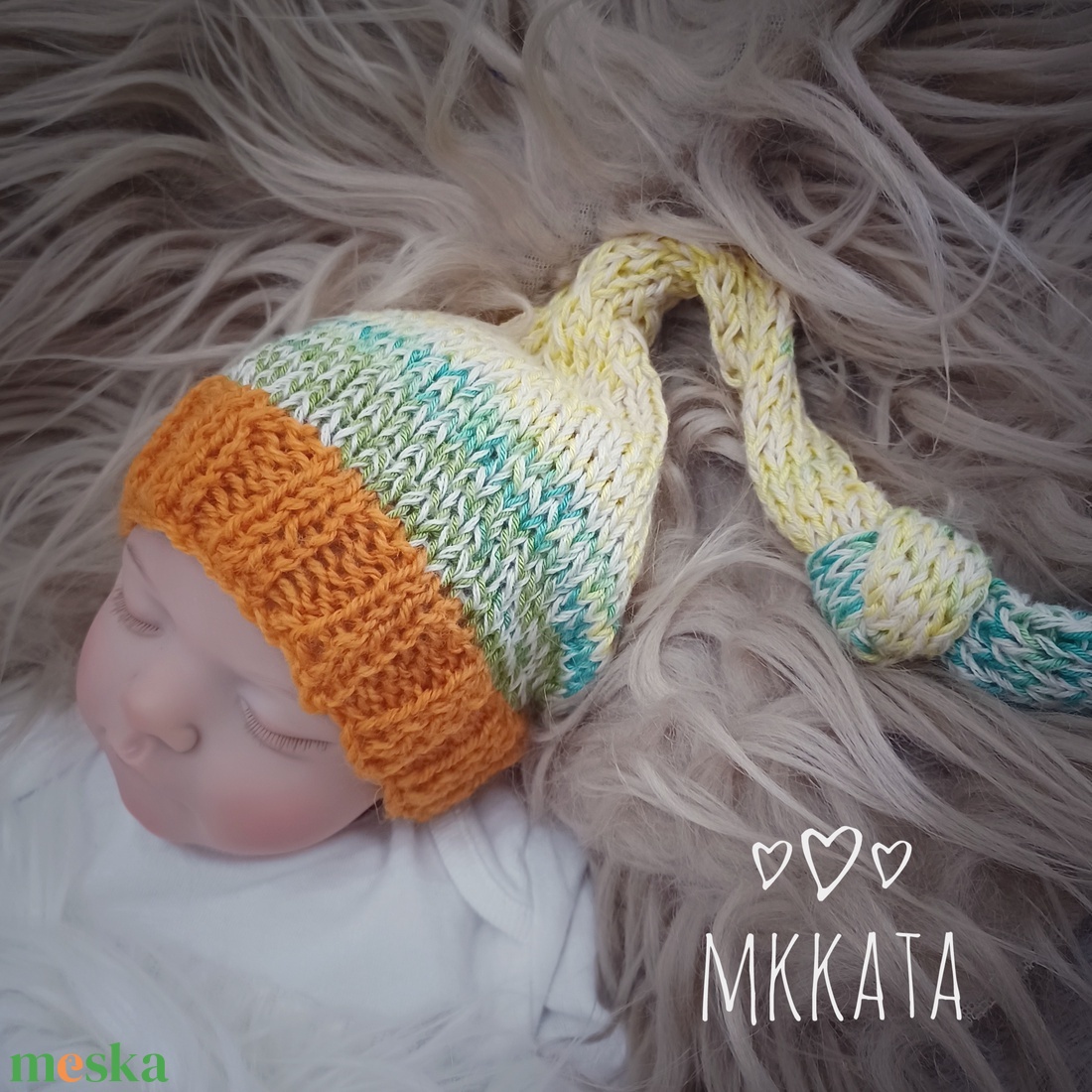 Kötött baba sapka újszülött fotózásra - ruha & divat - babaruha & gyerekruha - babafotózási ruha és kellék - Meska.hu Kötött baba sapka újszülött fotózásra - ruha & divat - babaruha & gyerekruha - babafotózási ruha és kellék - Meska.hu