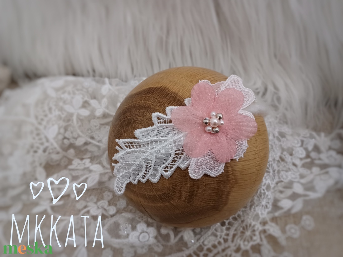 Újszülött / baba fejpánt több méretben  - ruha & divat - babaruha & gyerekruha - babafotózási ruha és kellék - Meska.hu