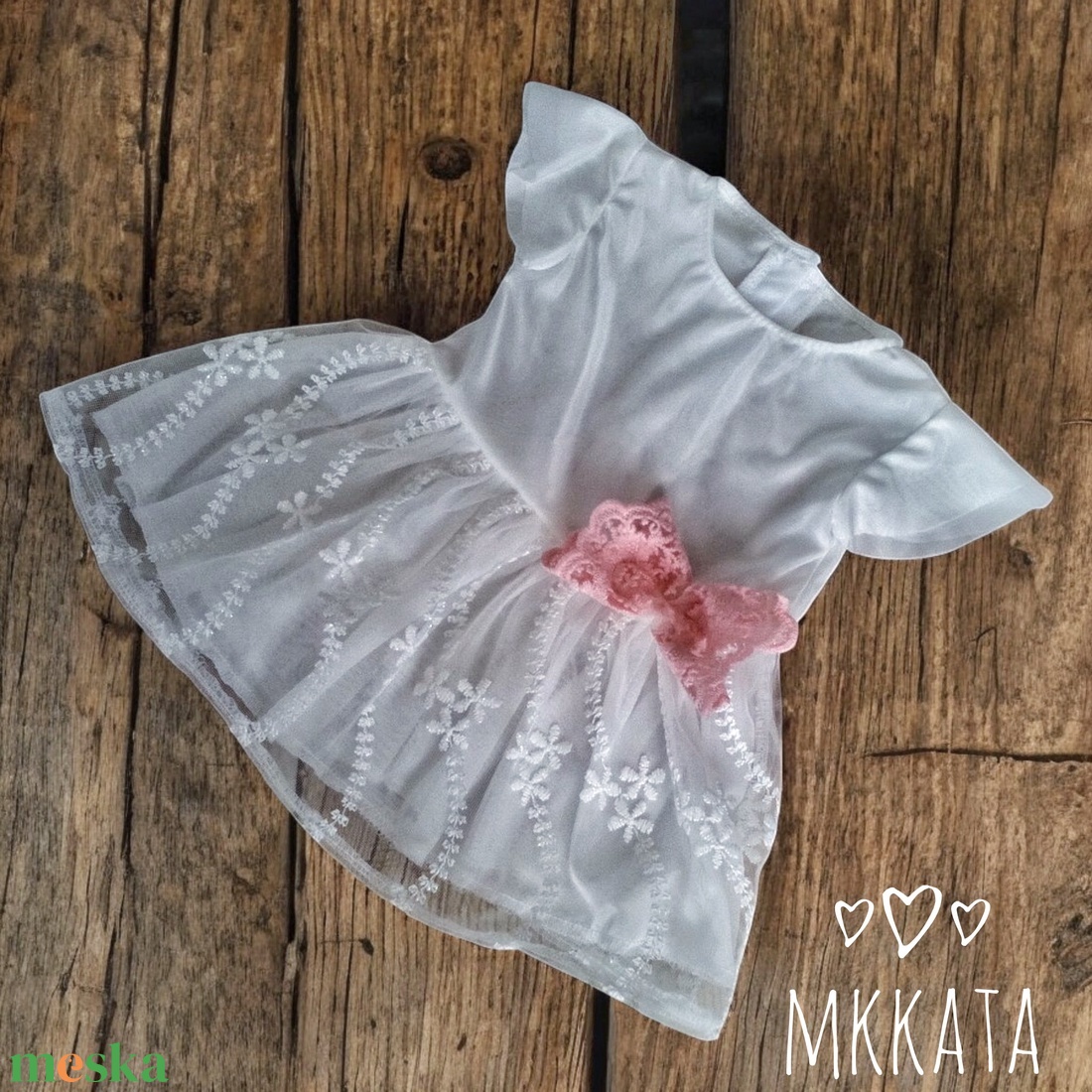Keresztelő ruha 62 - es méret  - ruha & divat - babaruha & gyerekruha - keresztelő ruha - Meska.hu