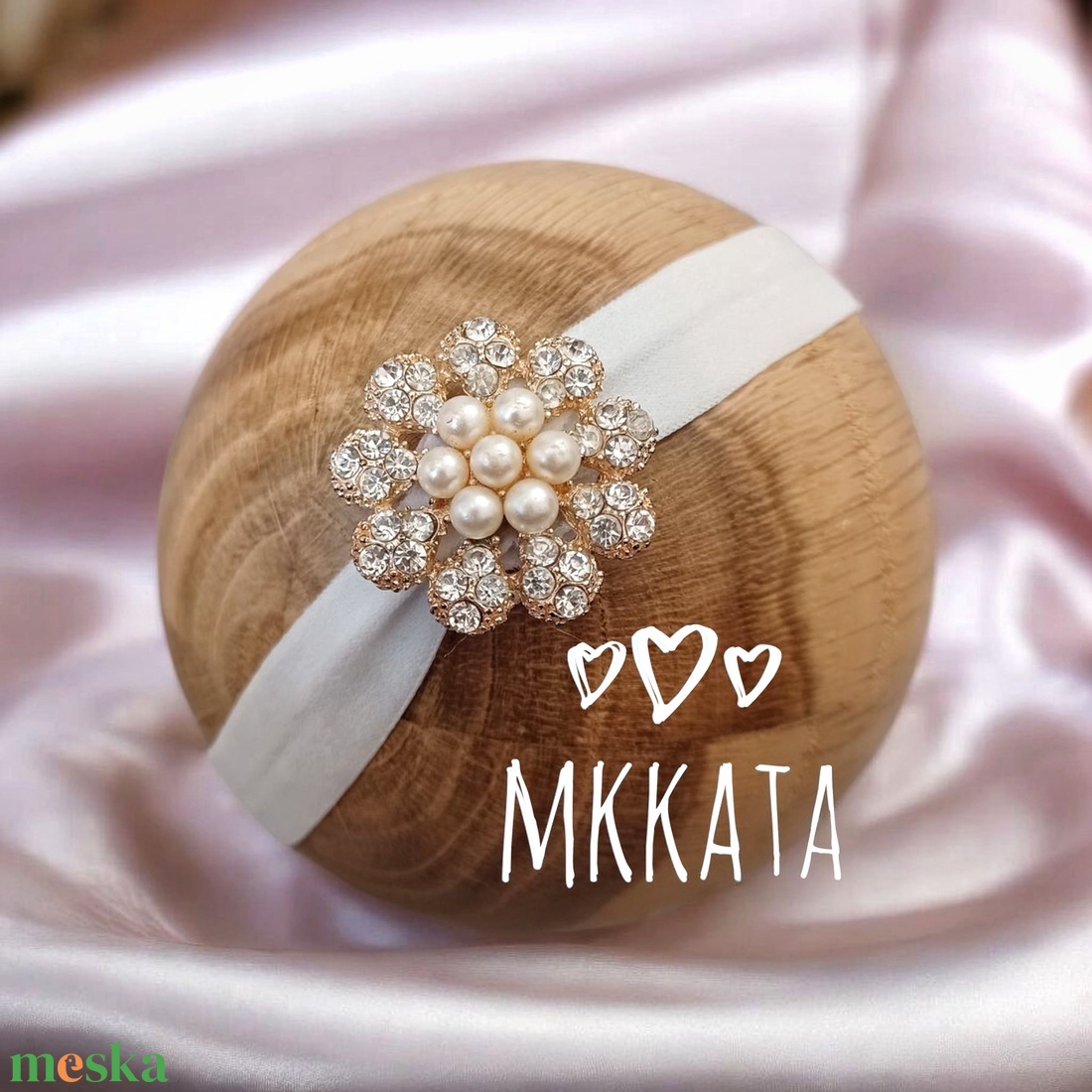 Újszülött Fejpánt Fotózás és Keresztelő Emlékei - ruha & divat - babaruha & gyerekruha - keresztelő ruha - Meska.hu