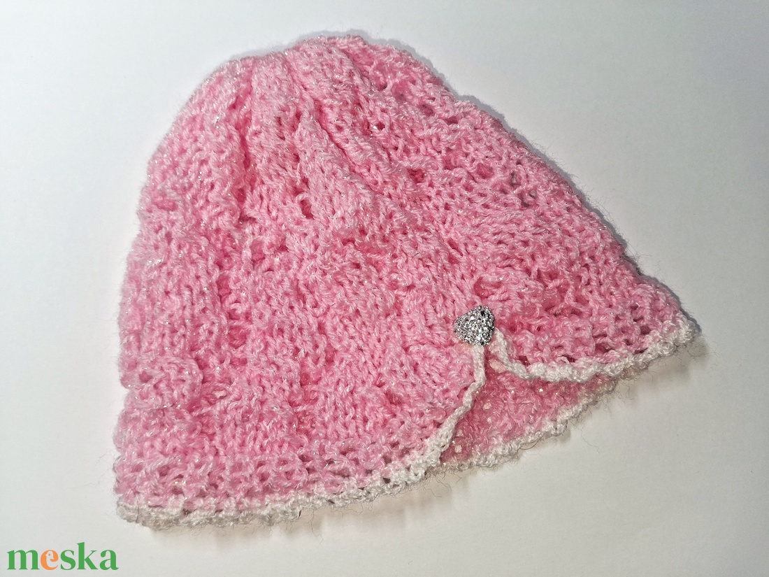  Kötött babasapka újszülött fotózásra  - ruha & divat - babaruha & gyerekruha - babafotózási ruha és kellék - Meska.hu