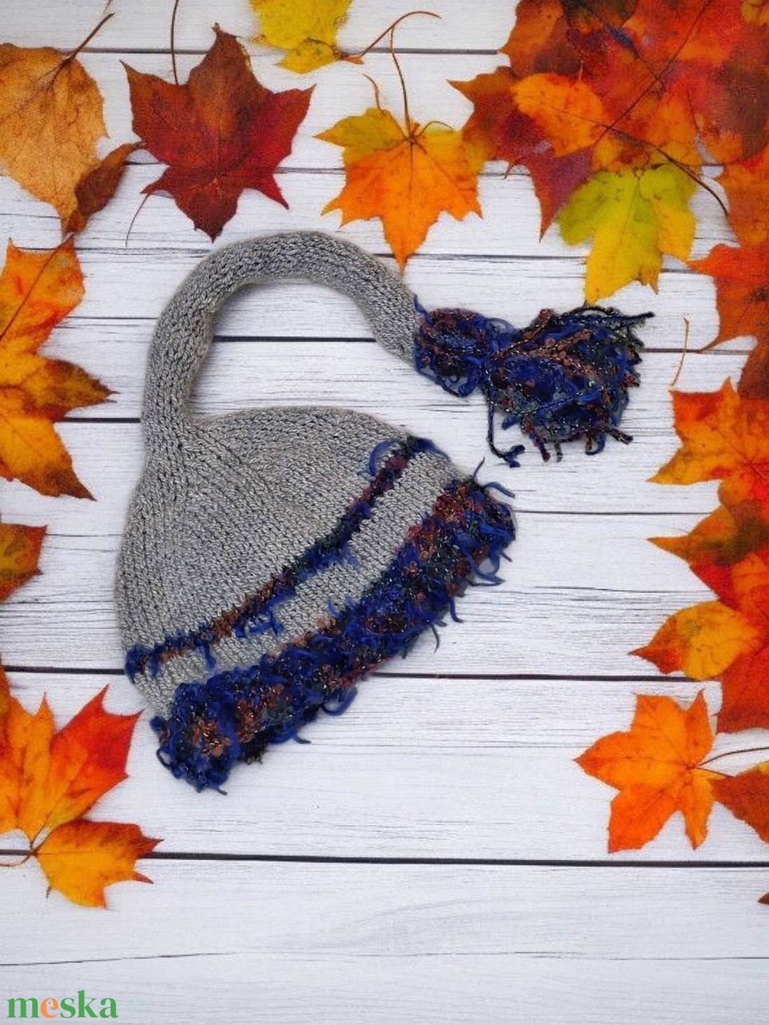  Puha Kényelem: Kézzel kötött babasapka  Újszülött fotózáshoz - ruha & divat - babaruha & gyerekruha - babasapka - Meska.hu