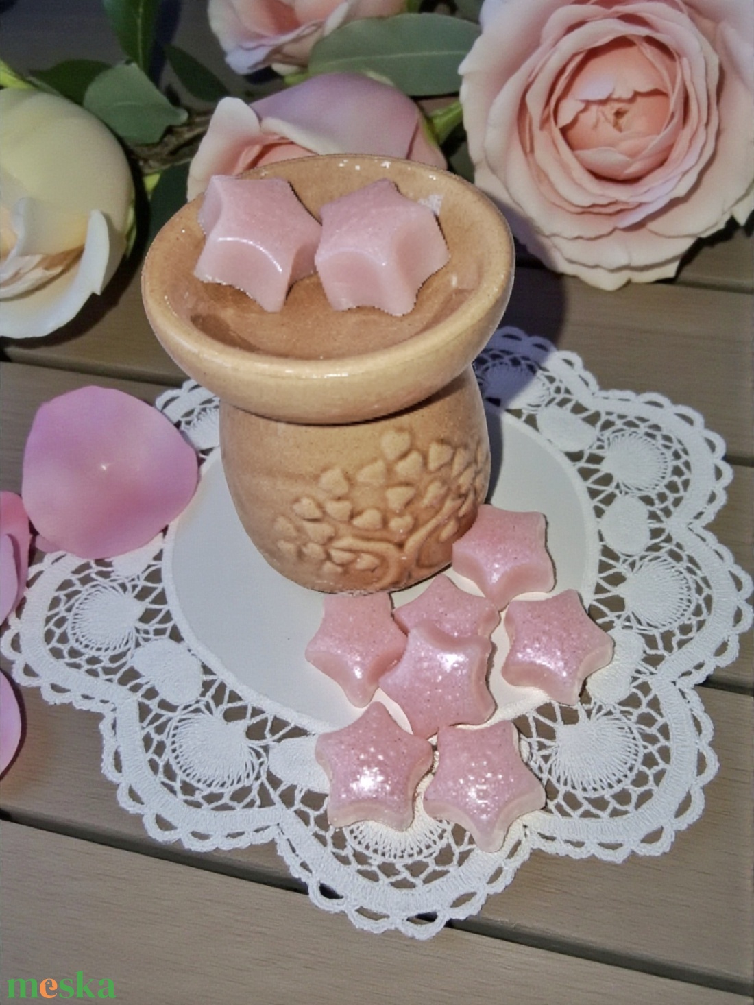 Illatviasz Gyömbér virág  - otthon & életmód - gyertya, illat, aroma - illatviasz - Meska.hu