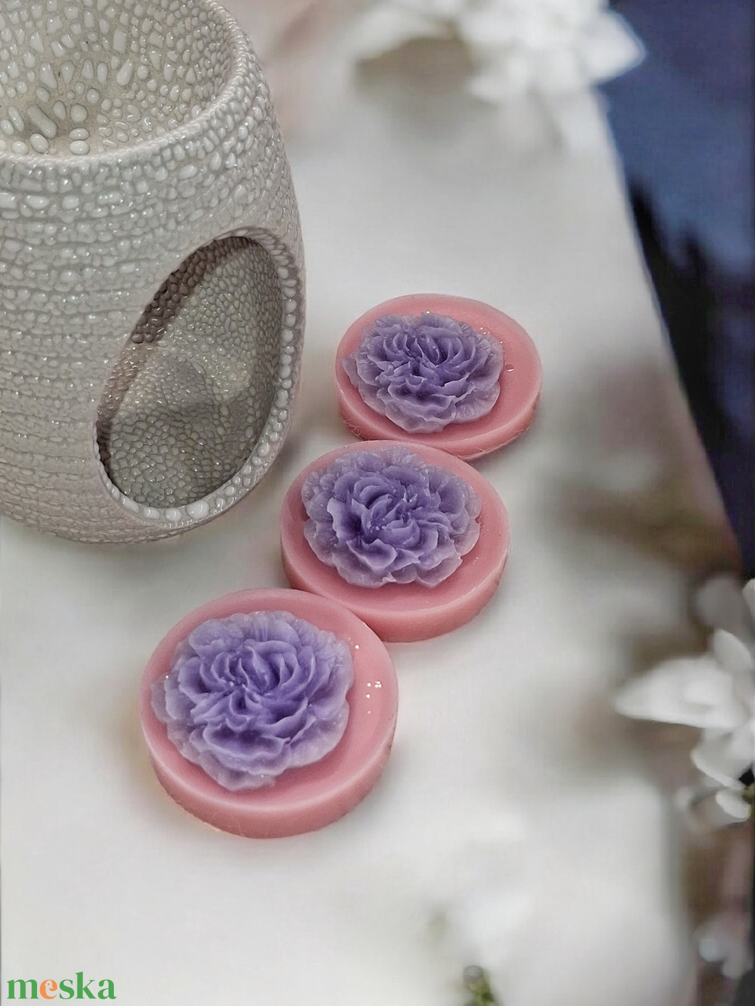 Illatviasz White Blossom illat - otthon & életmód - gyertya, illat, aroma - illatviasz - Meska.hu