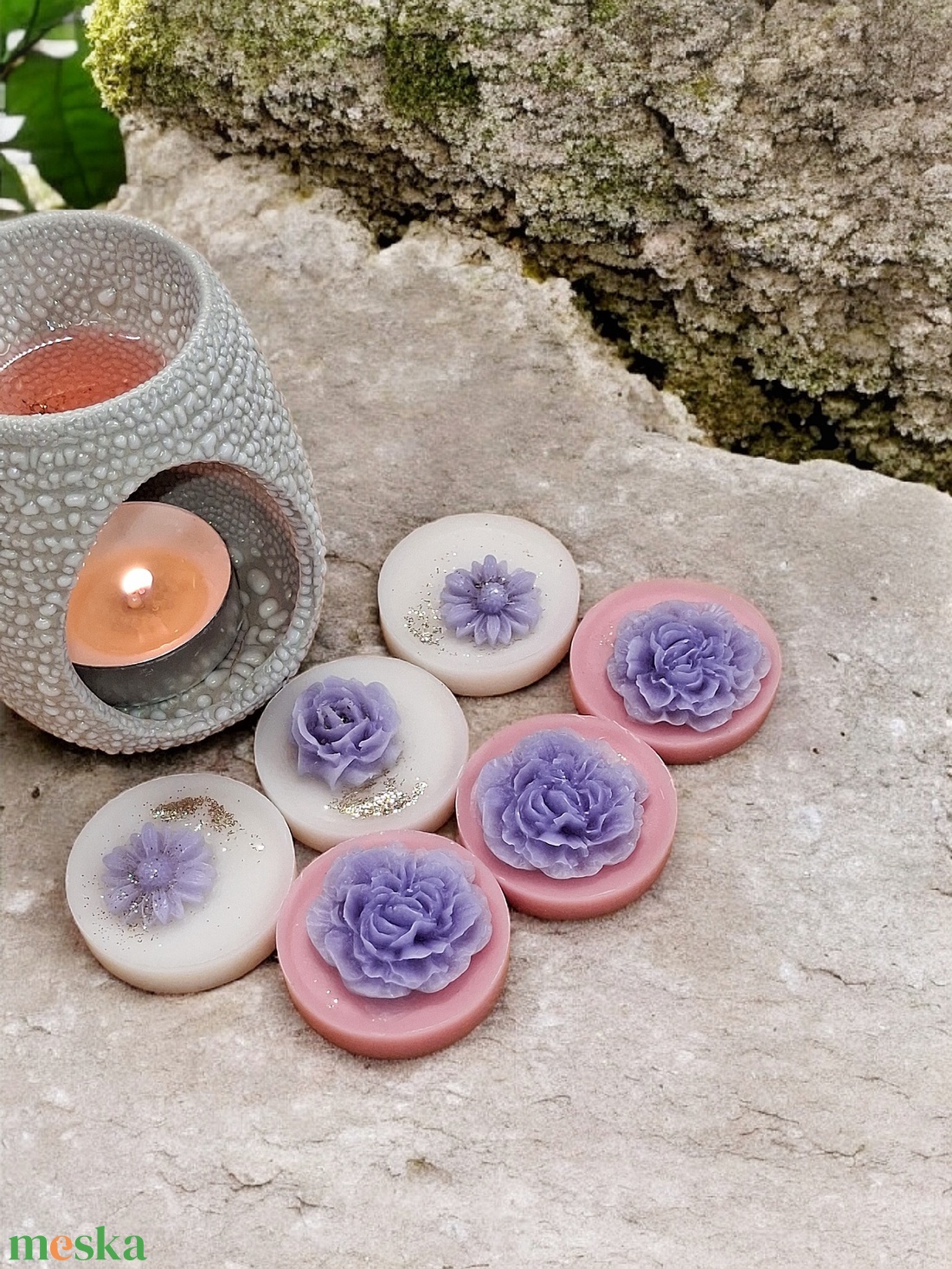 Illatviasz Citromfű illat - otthon & életmód - gyertya, illat, aroma - illatviasz - Meska.hu