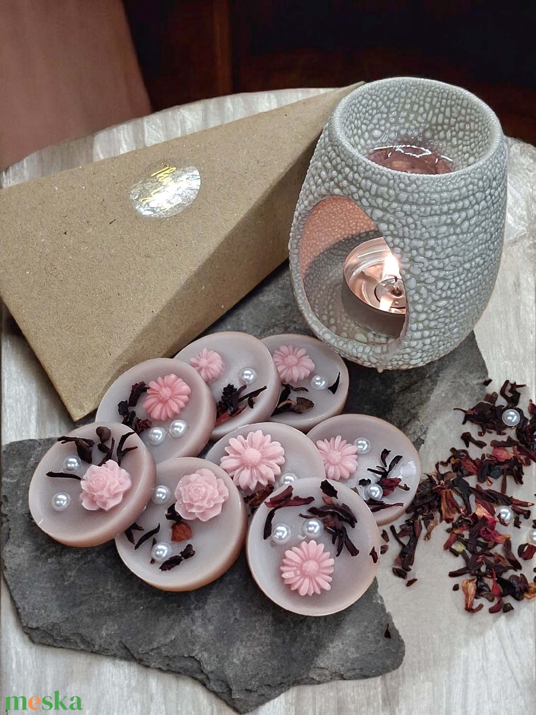 Illatviasz Mézes- keksz illat - otthon & életmód - gyertya, illat, aroma - illatviasz - Meska.hu