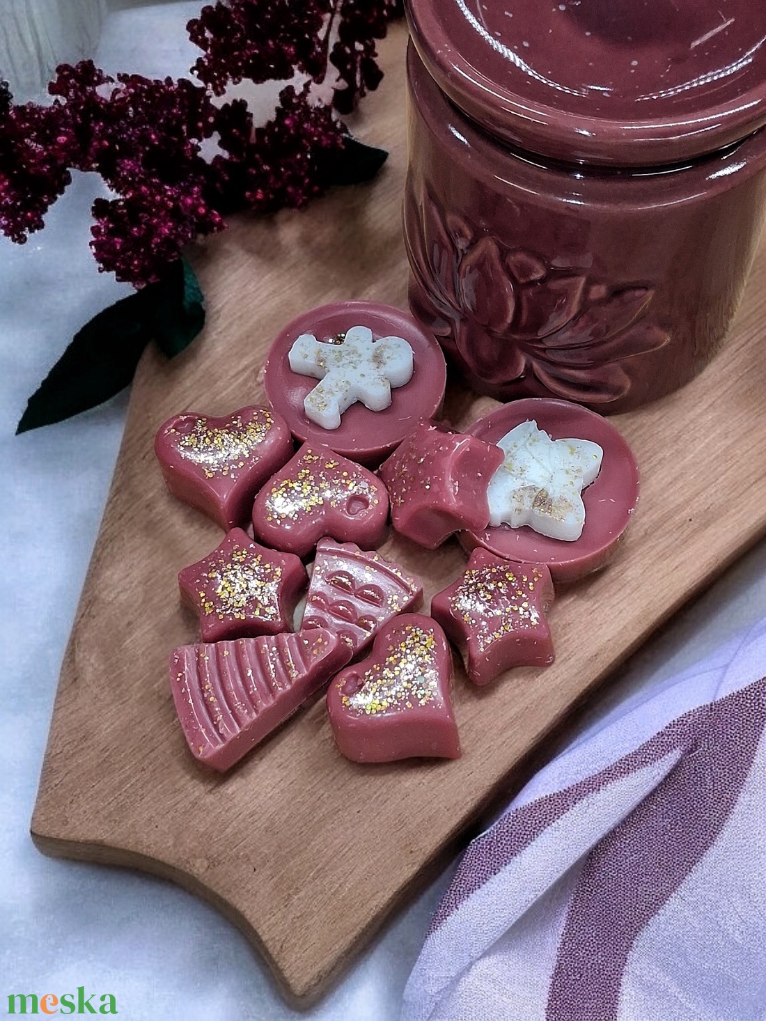 Illatviasz Forralt bor illat - otthon & életmód - gyertya, illat, aroma - illatviasz - Meska.hu