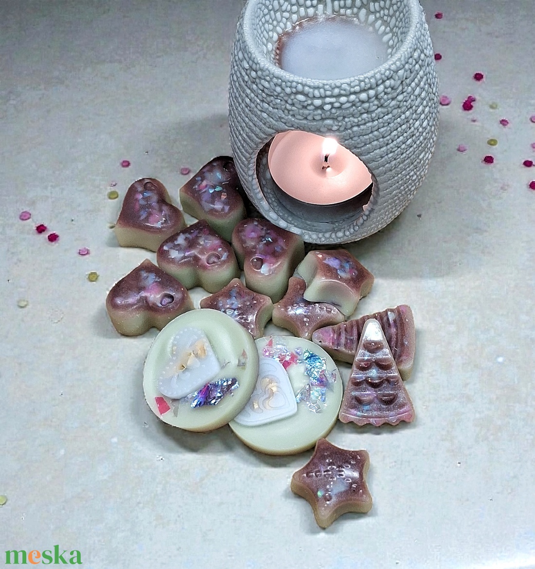 Illatviasz Pisztáciás- kókusz illat - otthon & életmód - gyertya, illat, aroma - illatviasz - Meska.hu