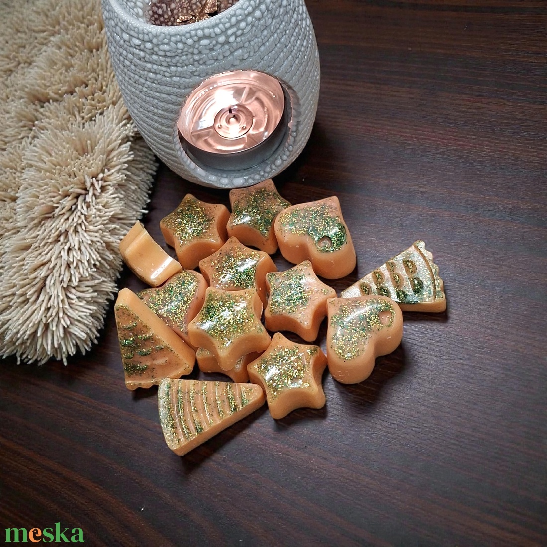 Illatviasz Narancsos- marcipán illat - otthon & életmód - gyertya, illat, aroma - illatviasz - Meska.hu