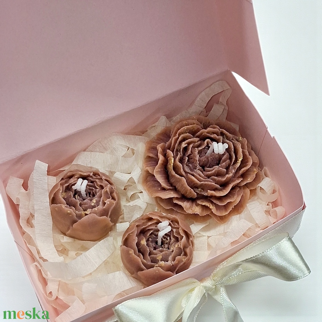 Gyertya szett - otthon & életmód - gyertya, illat, aroma - illatviasz - Meska.hu