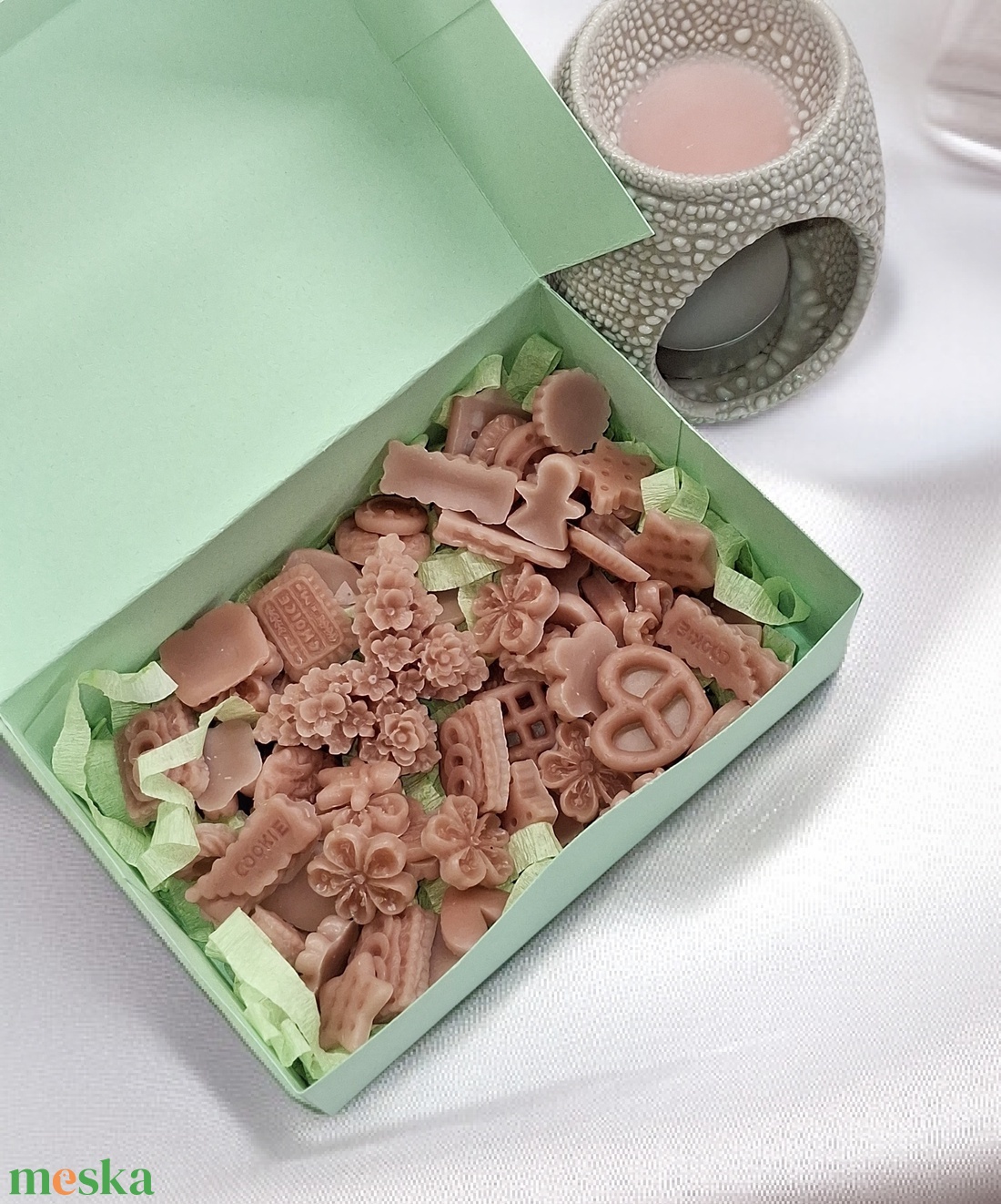 Fahéjas karamell Illatviasz ajándékszett anyukáknak  - baba - mama - babalátogató ajándékcsomag - Meska.hu