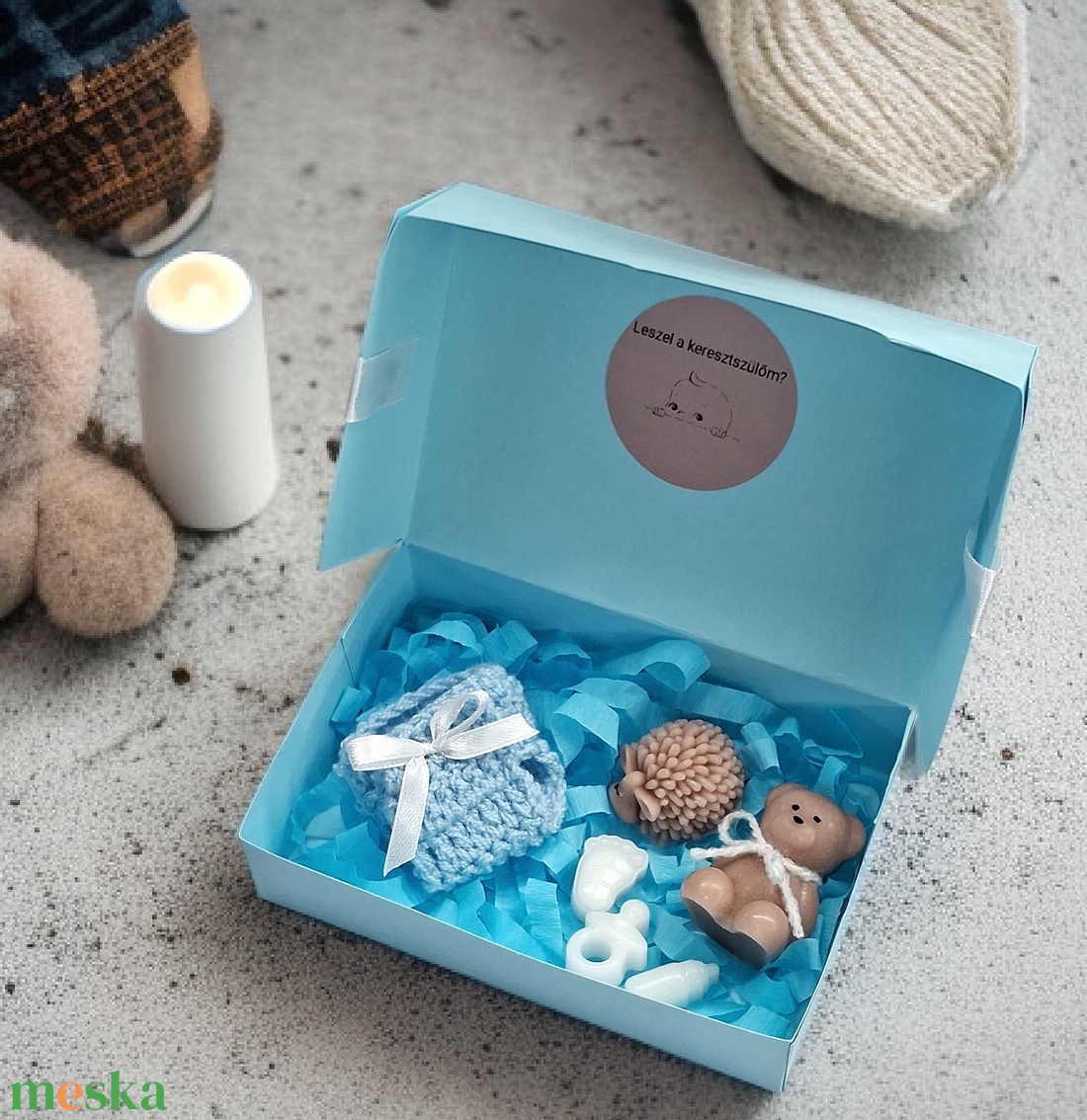 Baba bejelentő ajándékszett  - baba - mama - babaemlékek - bababejelentők - Meska.hu