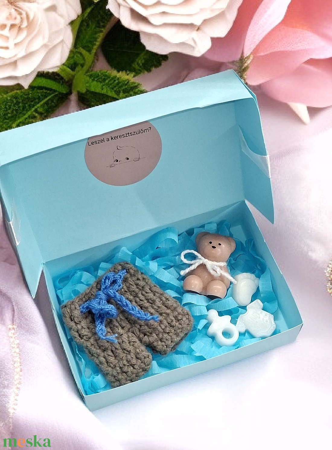 Baba bejelentő ajándékszett  - baba - mama - babaemlékek - bababejelentők - Meska.hu