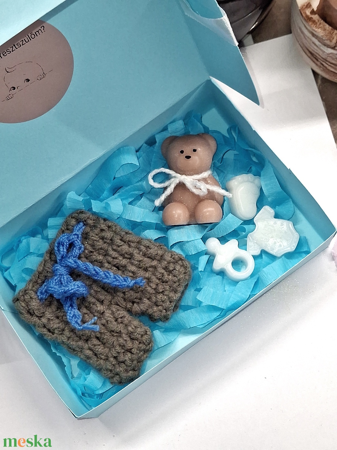Baba bejelentő ajándékszett  - baba - mama - babaemlékek - bababejelentők - Meska.hu