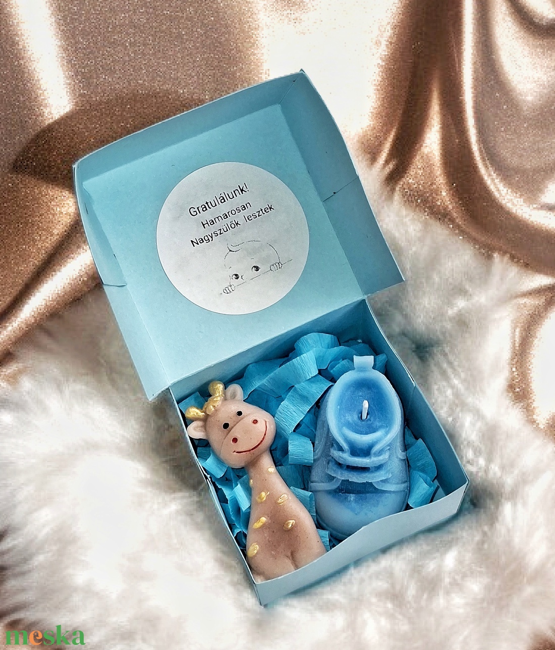 Baba bejelentő ajándékszett  - baba - mama - babaemlékek - bababejelentők - Meska.hu