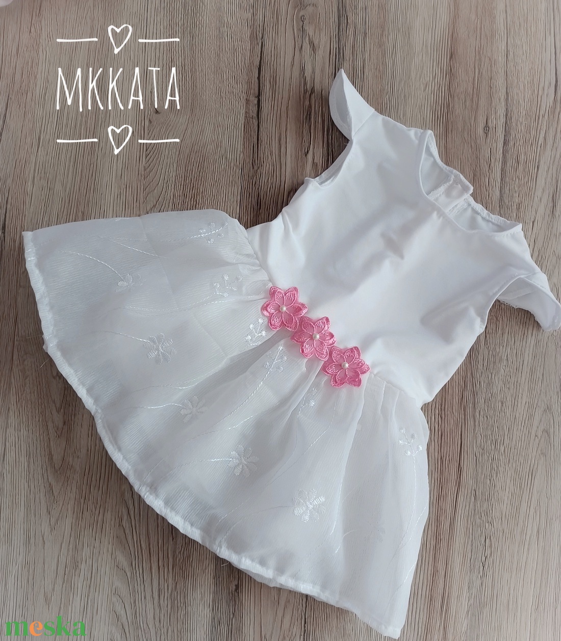 Keresztelő ruha  74- es méret  - baba - mama - babaruházat - keresztelő ruha - Meska.hu