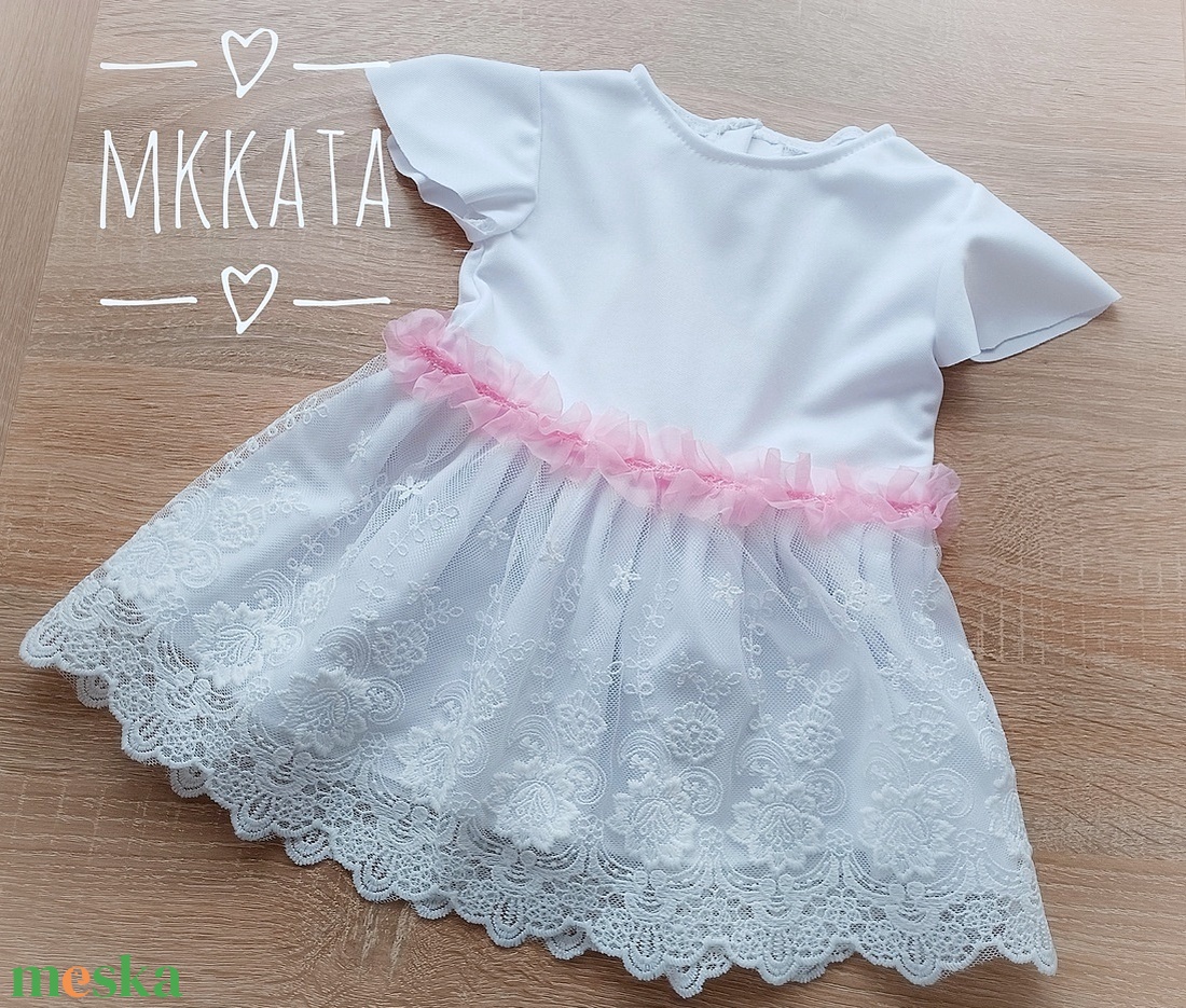 Kislány keresztelő ruha  62-es méret  - baba - mama - babaruházat - keresztelő ruha - Meska.hu