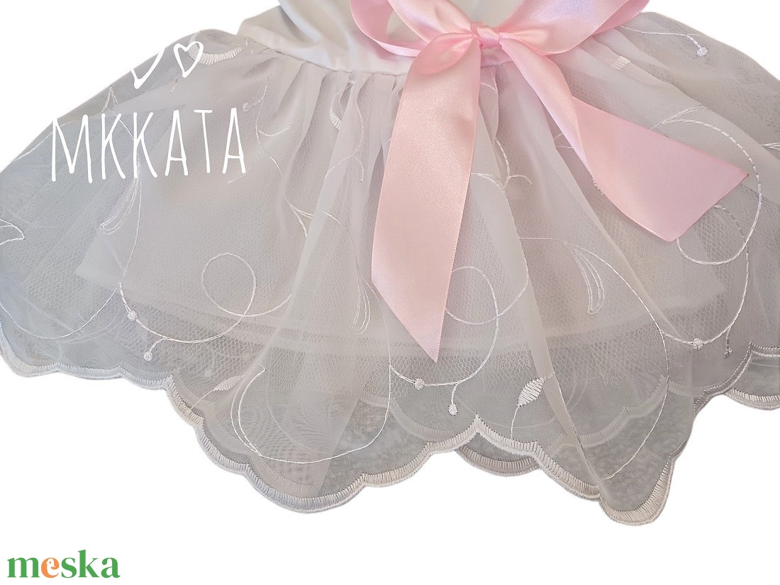 Keresztelő ruha 74-es méret  - baba - mama - babaruházat - keresztelő ruha - Meska.hu