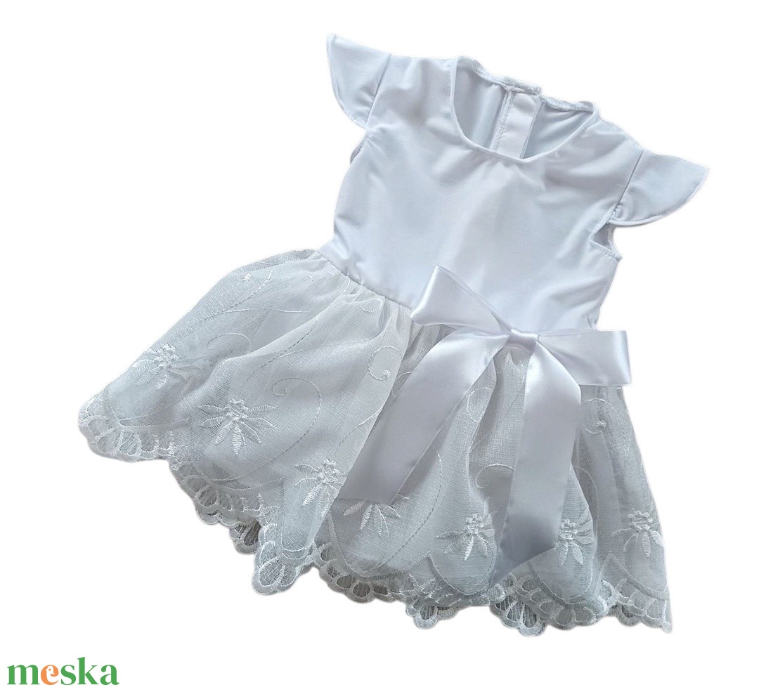 Keresztelő ruha  68-a méret  - baba - mama - babaruházat - keresztelő ruha - Meska.hu