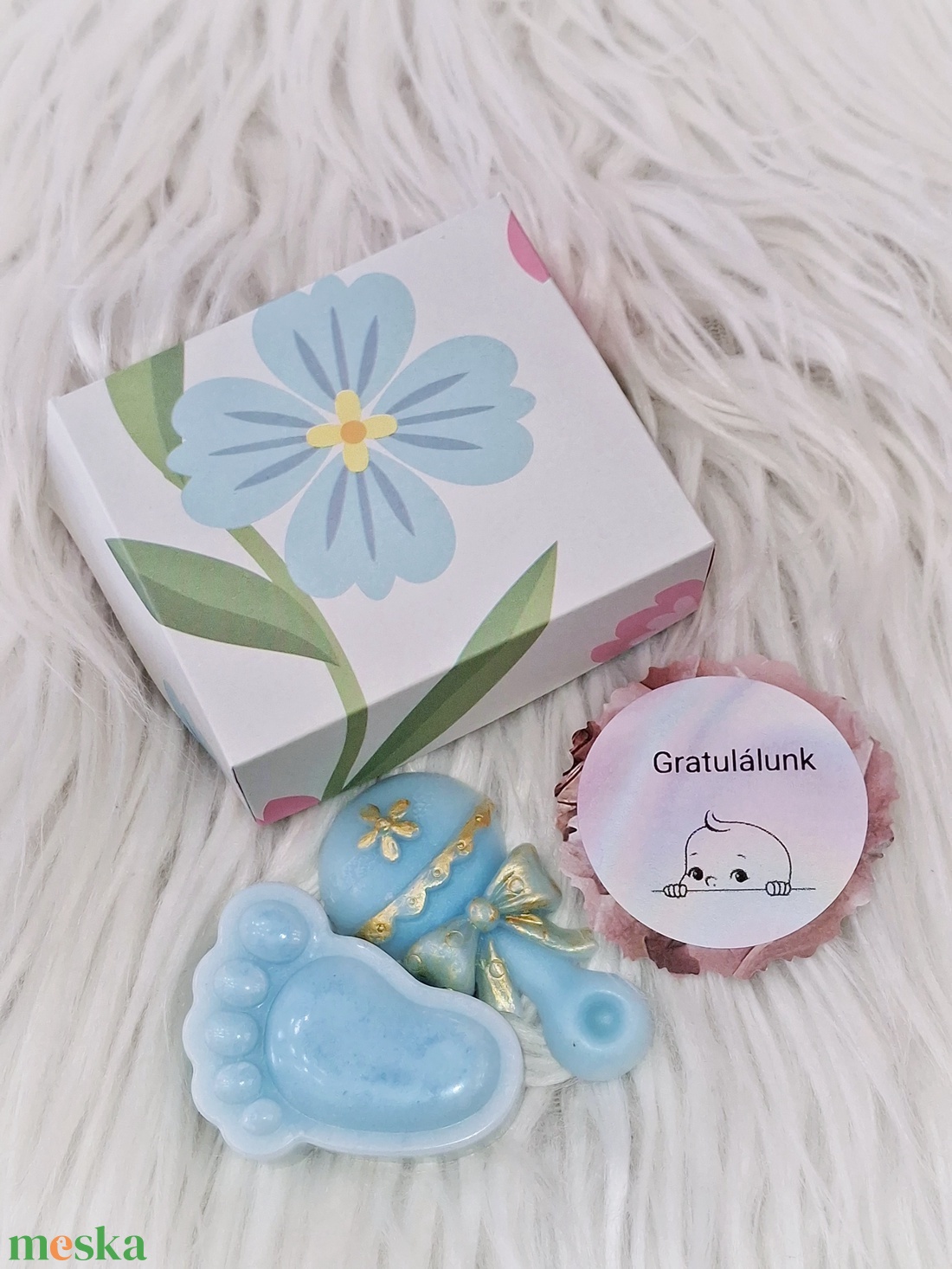 Baba bejelentő ajándékszett  - baba - mama - babaemlékek - bababejelentők - Meska.hu