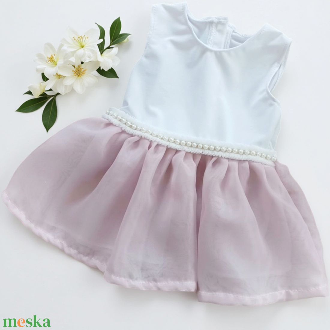 Keresztelő ruha 62 - es - baba - mama - babaruházat - keresztelő ruha - Meska.hu