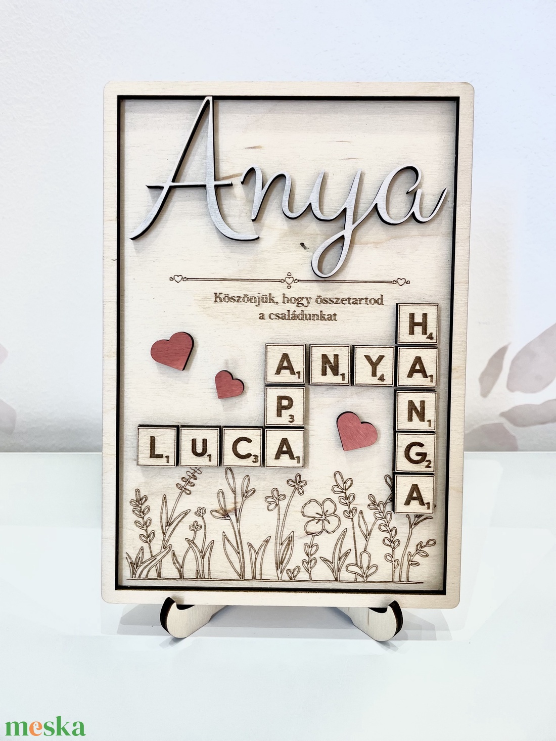 Anyának,Mamának tábla scrabble betűs díszítéssel - otthon & életmód - dekoráció - kép & falikép - fából készült kép - Meska.hu Anyának,Mamának tábla scrabble betűs díszítéssel - otthon & életmód - dekoráció - kép & falikép - fából készült kép - Meska.hu