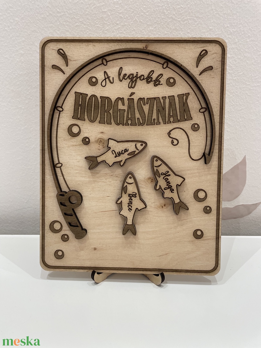 Apának, Papának horgászós tábla halas díszítéssel - otthon & életmód - dekoráció - kép & falikép - fából készült kép - Meska.hu Apának, Papának horgászós tábla halas díszítéssel - otthon & életmód - dekoráció - kép & falikép - fából készült kép - Meska.hu