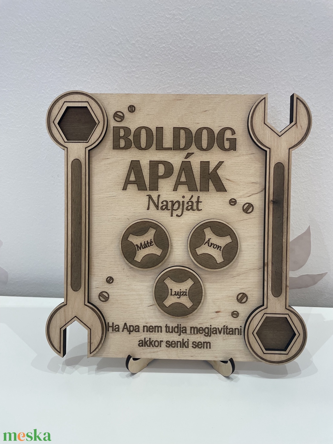 Apának, Papának villáskulcsos tábla - otthon & életmód - dekoráció - kép & falikép - fából készült kép - Meska.hu Apának, Papának villáskulcsos tábla - otthon & életmód - dekoráció - kép & falikép - fából készült kép - Meska.hu