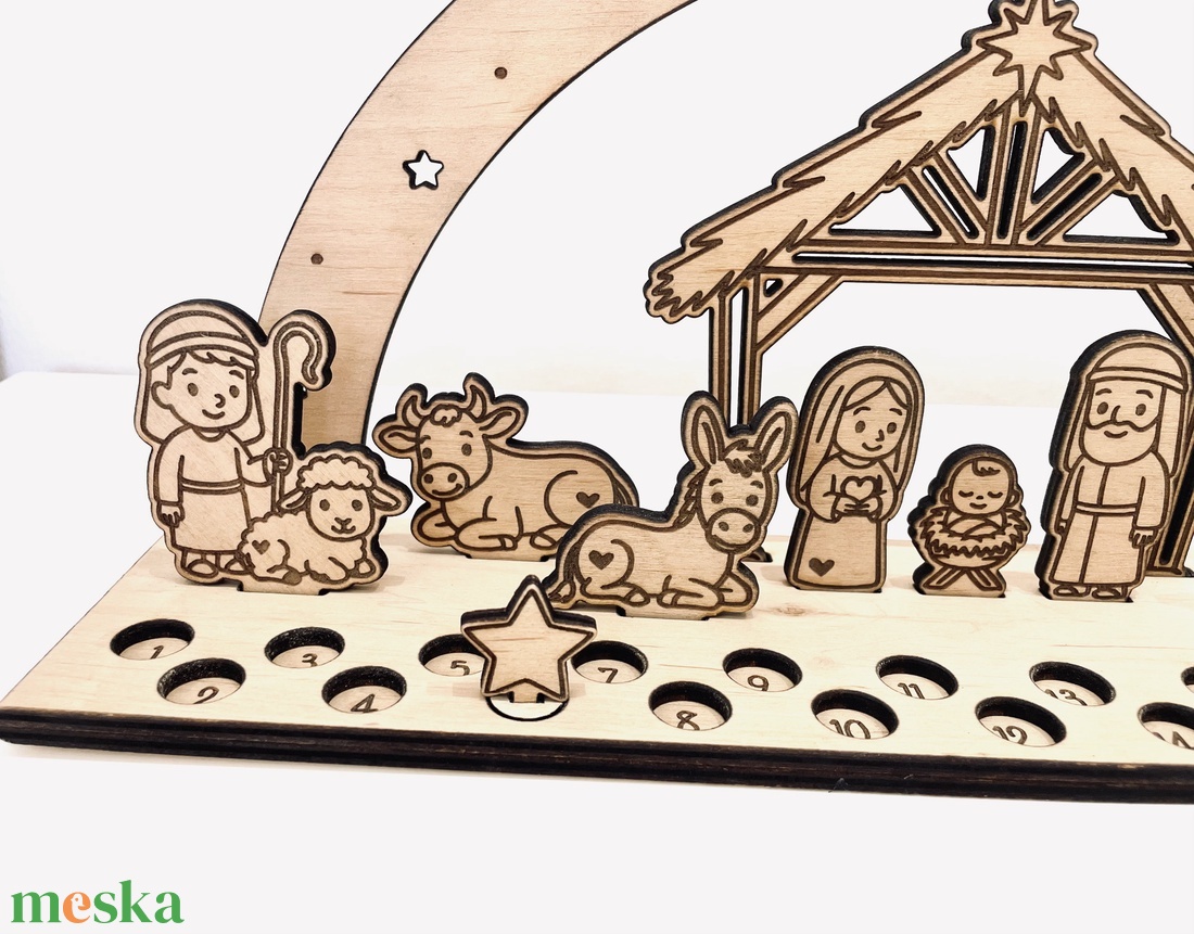 Betlehemi Adventi Naptár - karácsony - adventi díszek - adventi naptár - Meska.hu Betlehemi Adventi Naptár - karácsony - adventi díszek - adventi naptár - Meska.hu