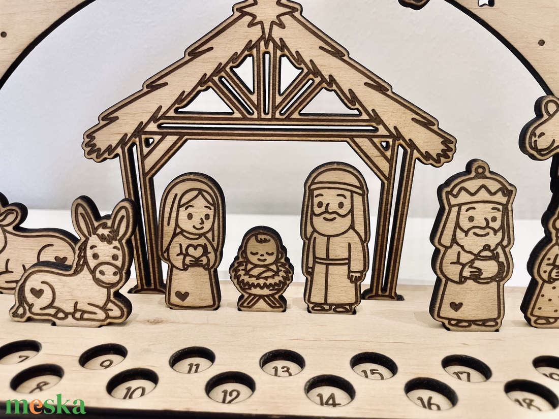Betlehemi Adventi Naptár - karácsony - adventi díszek - adventi naptár - Meska.hu Betlehemi Adventi Naptár - karácsony - adventi díszek - adventi naptár - Meska.hu