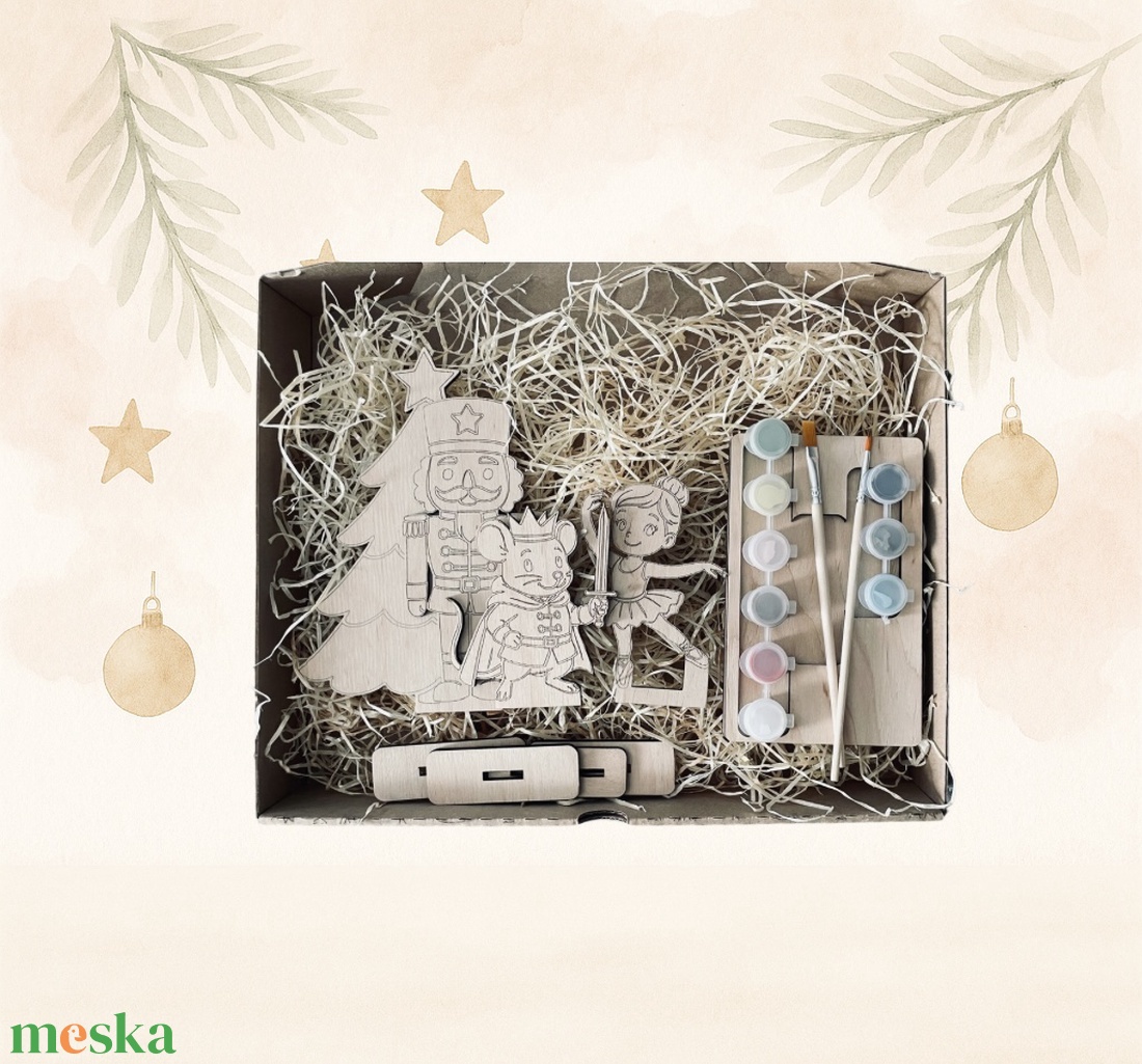 Diótörő DIY kifestő box - diy (csináld magad) - egységcsomag - Meska.hu Diótörő DIY kifestő box - diy (csináld magad) - egységcsomag - Meska.hu
