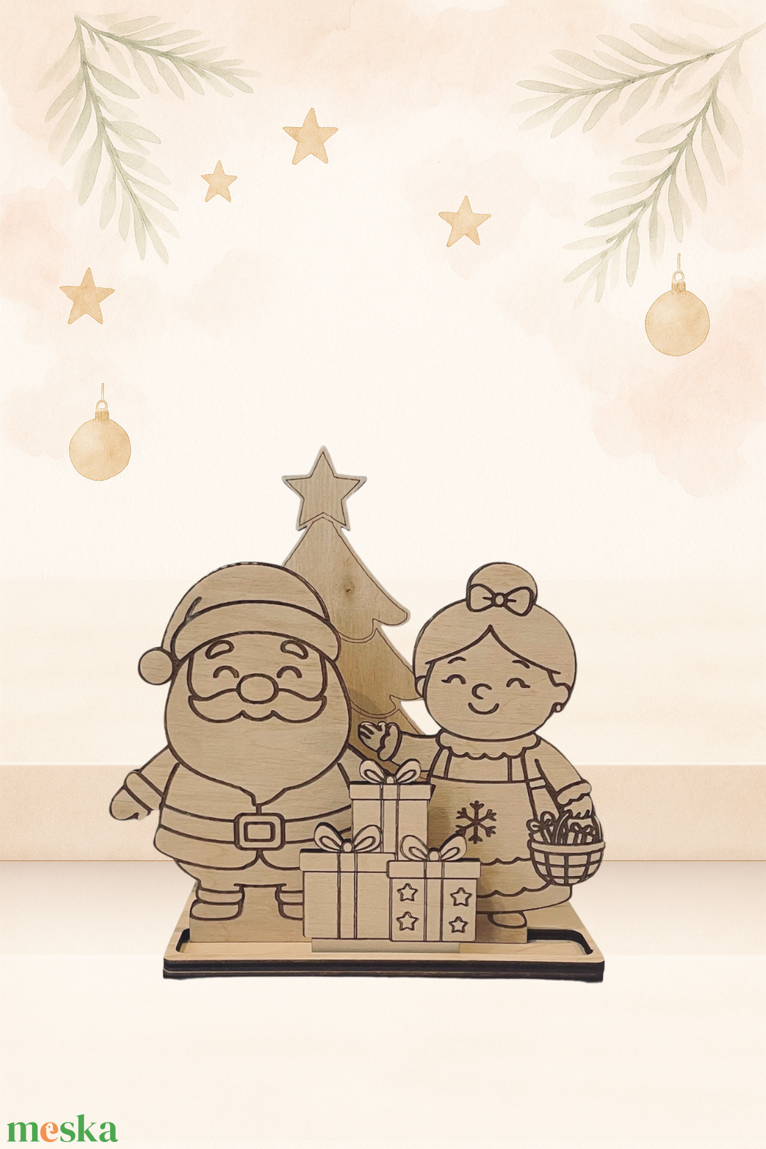 Télapó és Télanyó DIY kifestő box - diy (csináld magad) - egységcsomag - Meska.hu