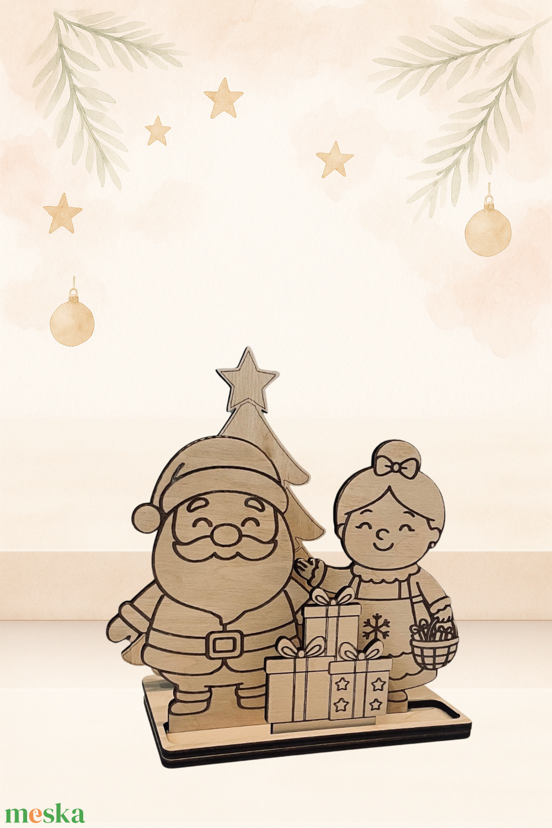 Télapó és Télanyó DIY kifestő box - diy (csináld magad) - egységcsomag - Meska.hu